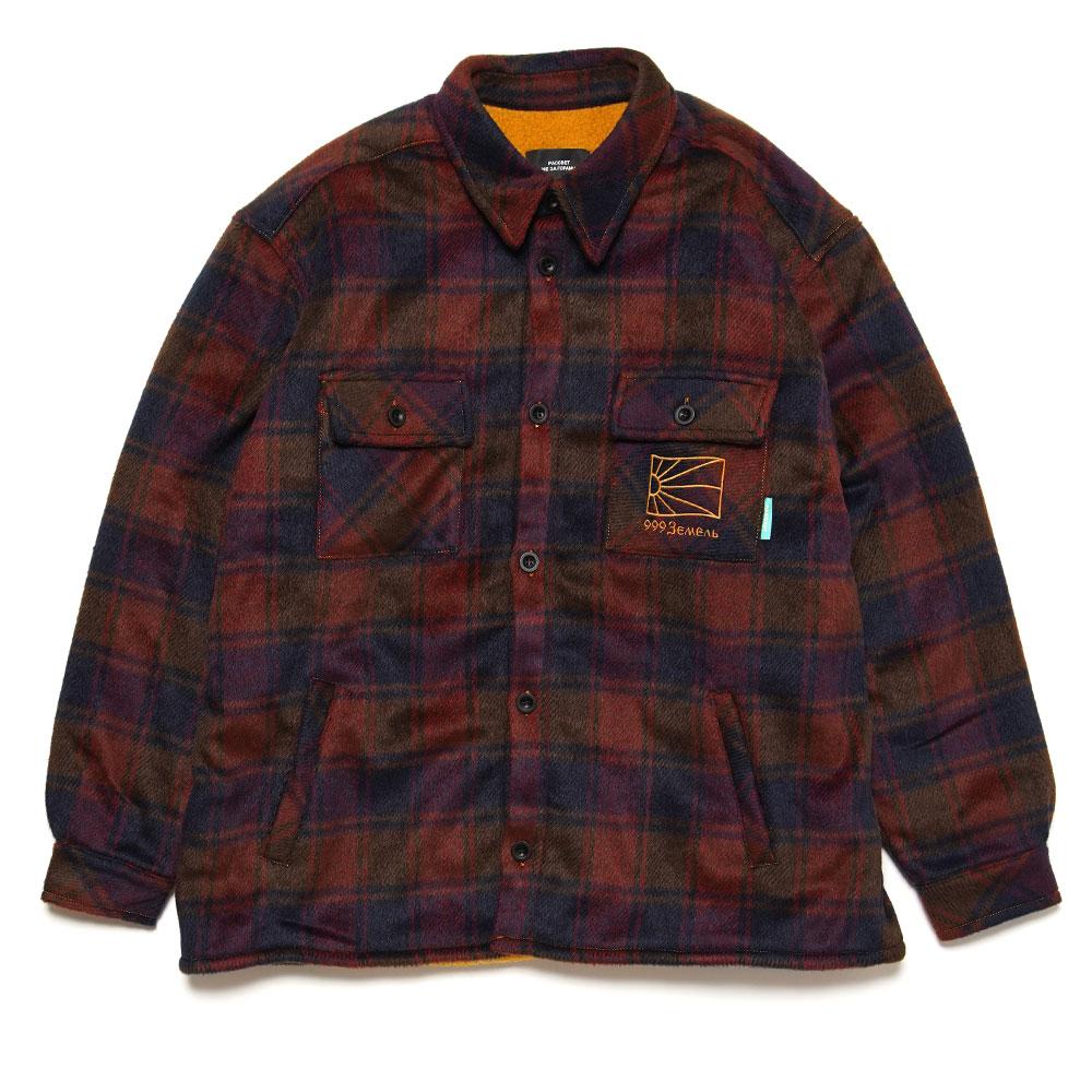 MENS SHERPA LINED SHIRT WOVEN PACC9J002 NAVY