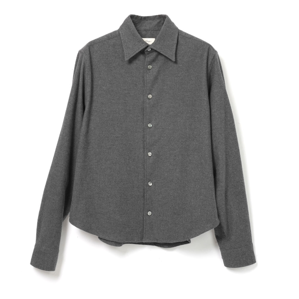 BRUSHED COTTON SHIRT BLACK