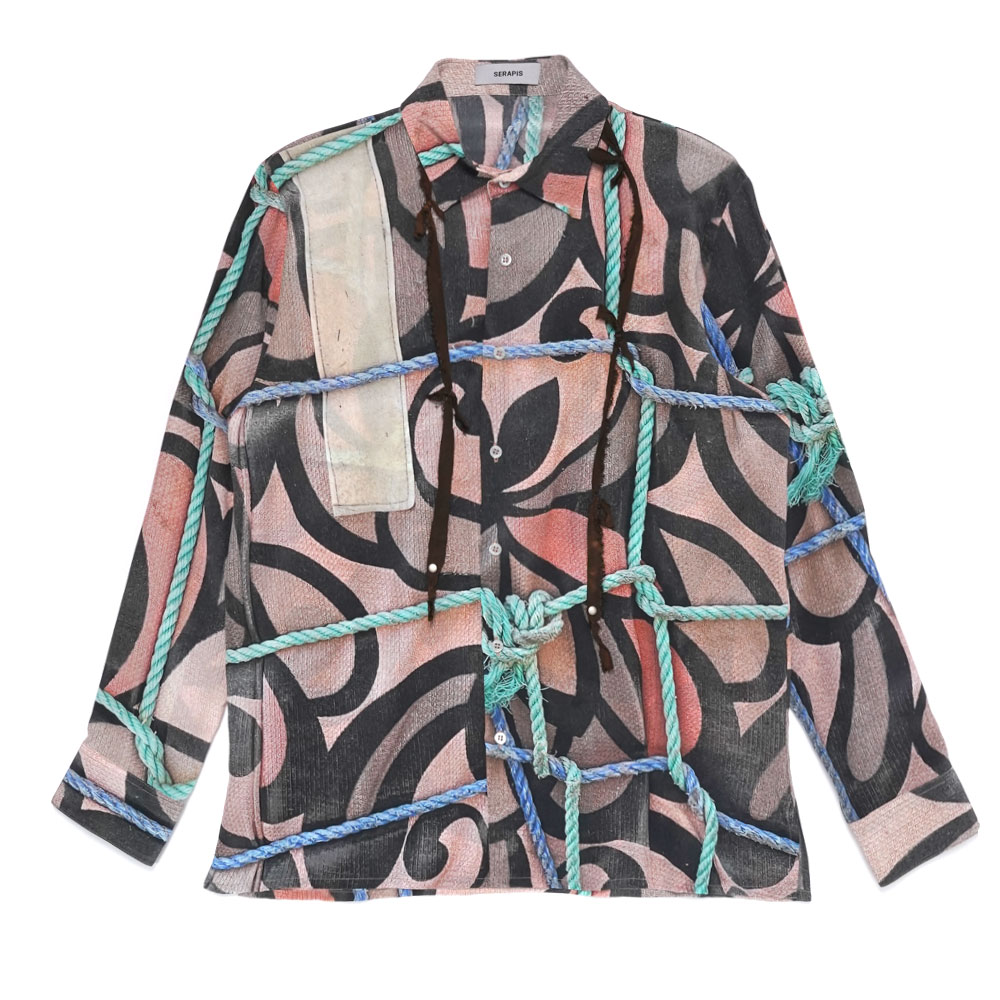 FLORAL BUOY SILK SHIRT FLORAL BUOY