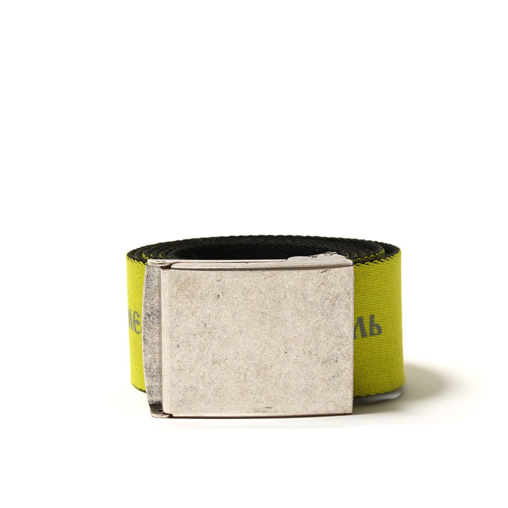 MENS POLY WEBBING BELT WOVEN PACC9K011 YELLOW _
