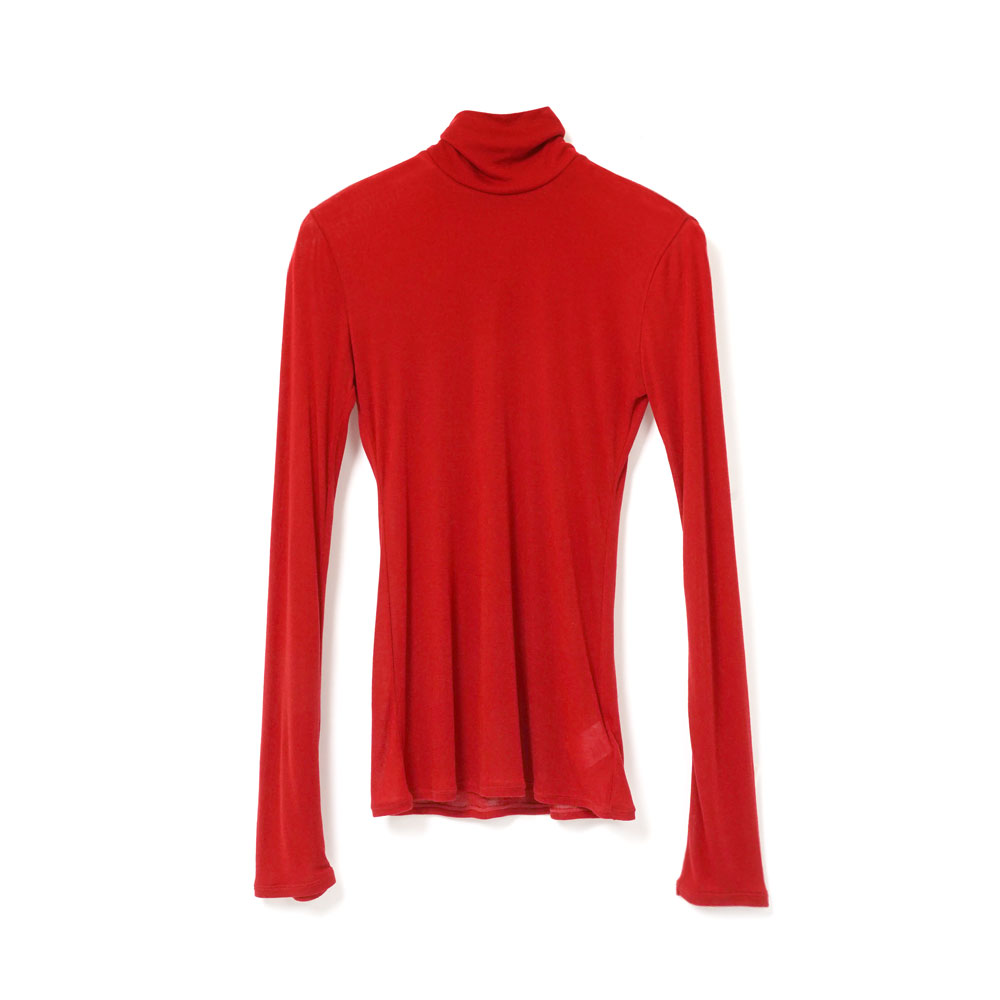 TURTLENECK TOP RED