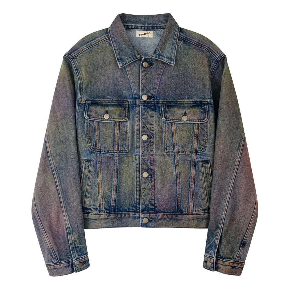 JEAN JACKET MULTI PAINT