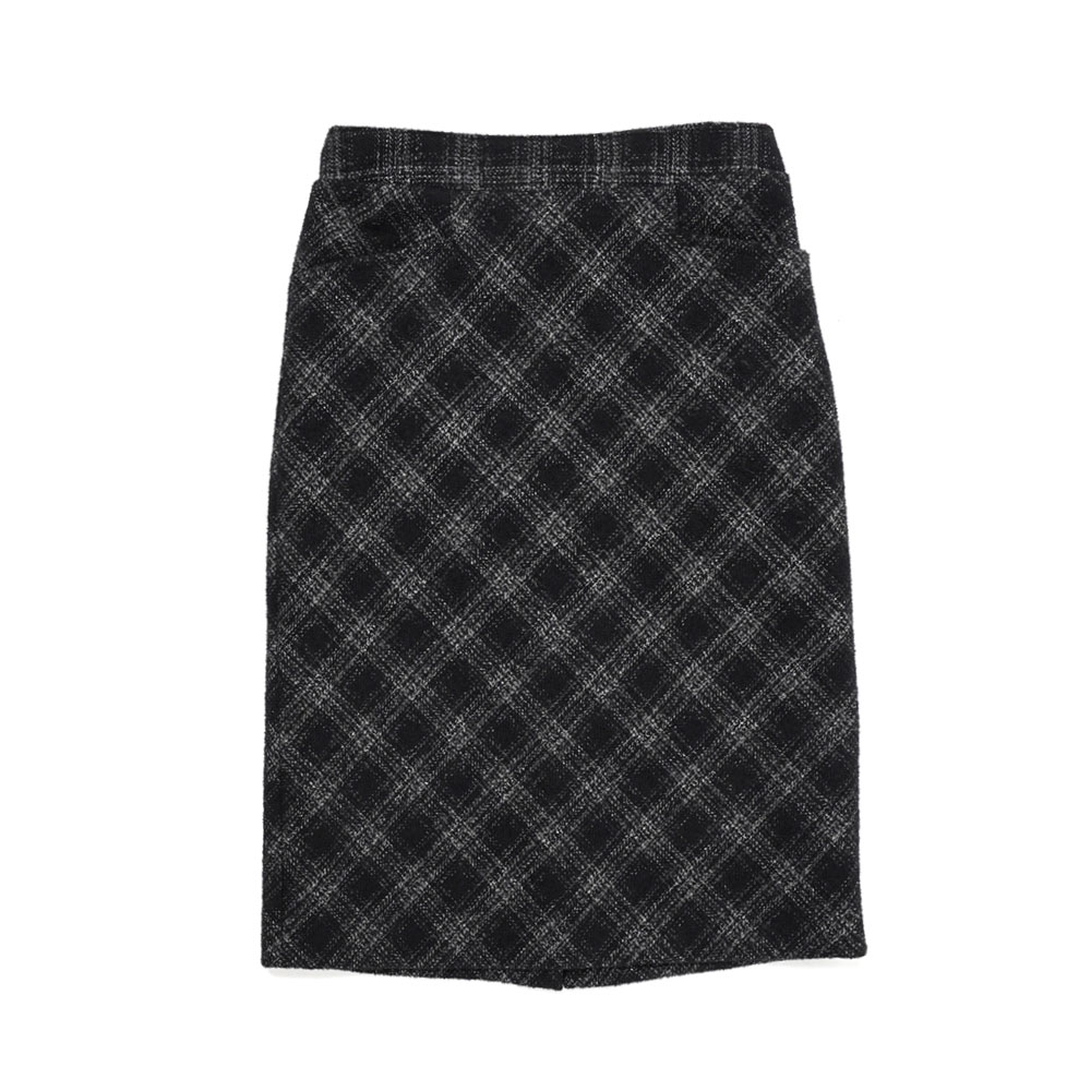 SKIRT BLACK&WHITE CHECK _