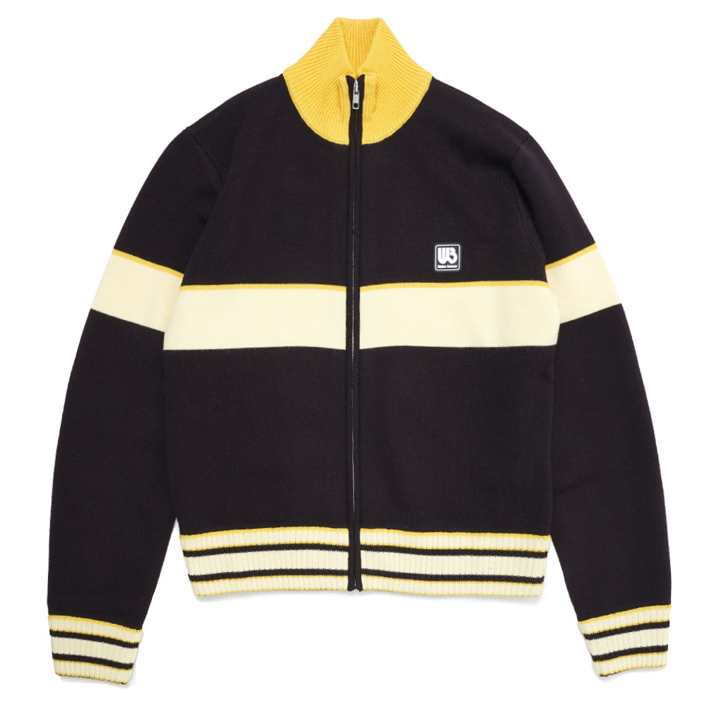 HAVEN TRACK TOP AUBERGINE AND YELLOW