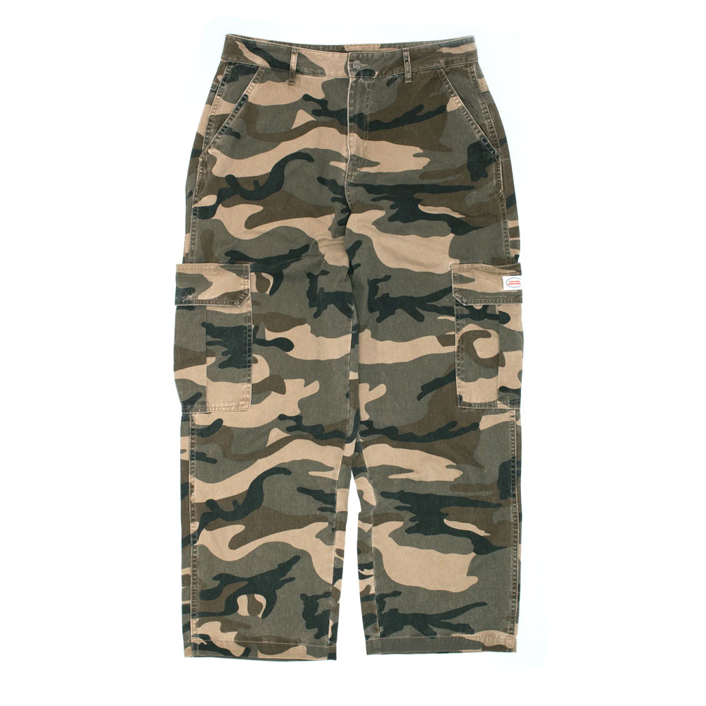 WASHED BAGGY CARGO PANT WASHED CAMO