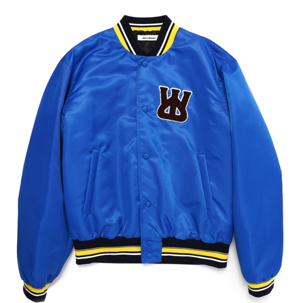 SORBONNE 56 NYLON VARSITY JACKET BLUE