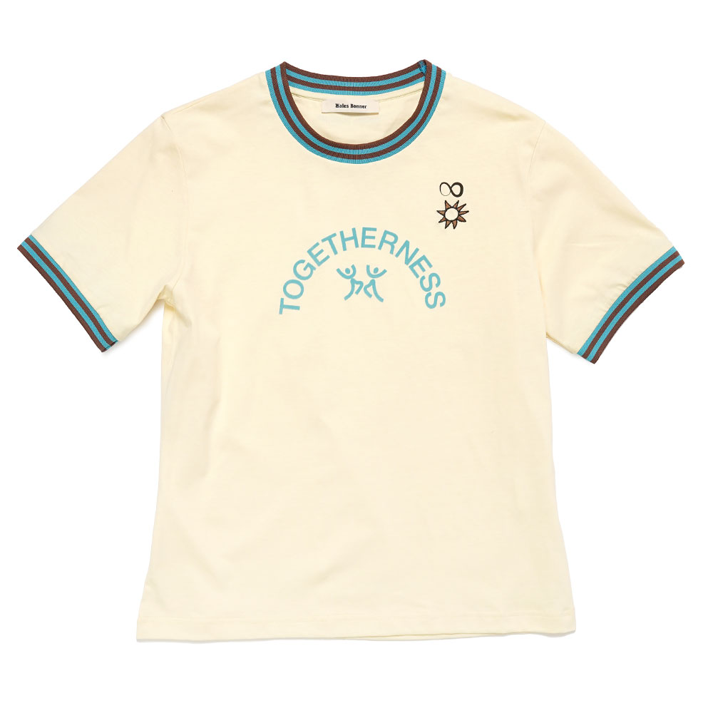 TOGETHERNESS TEE PALE YELLOW