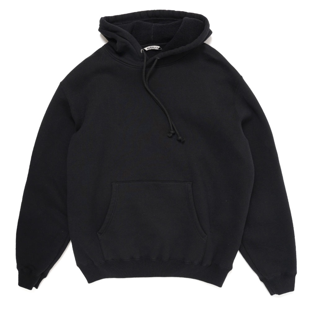 SMOOTH SOFT SWEAT P/O PARKA BLACK