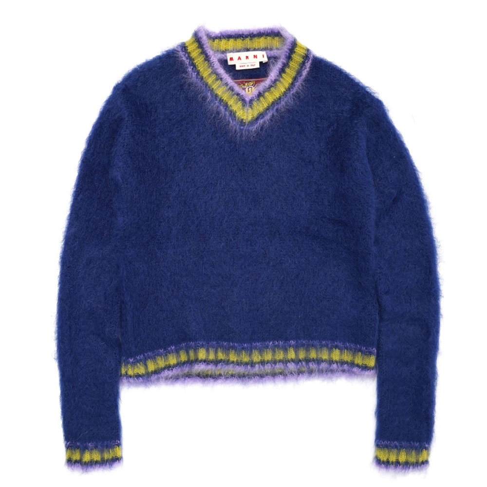 FUZZY WUZZY COLLEDGE SWEATER ROYAL