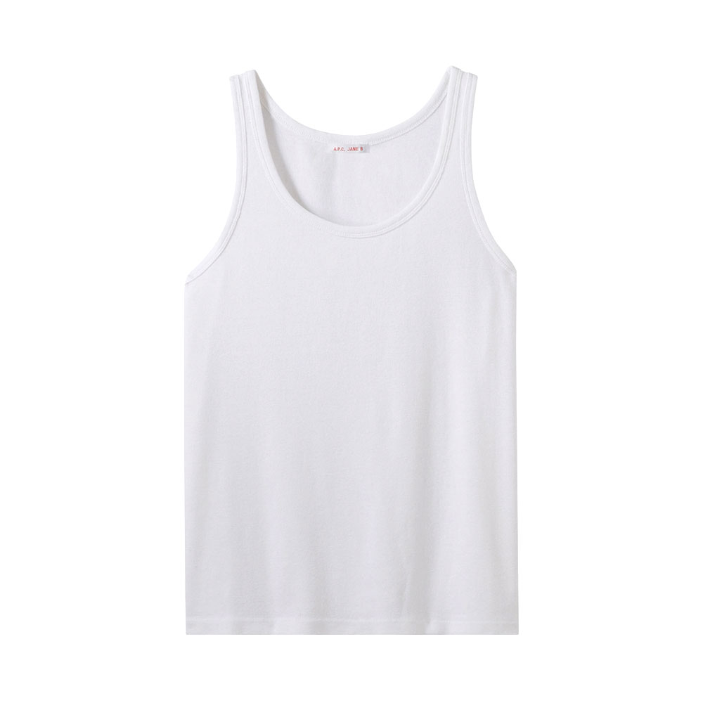 APC×JANE BIRKIN BONNIE TANK TOP WHITE