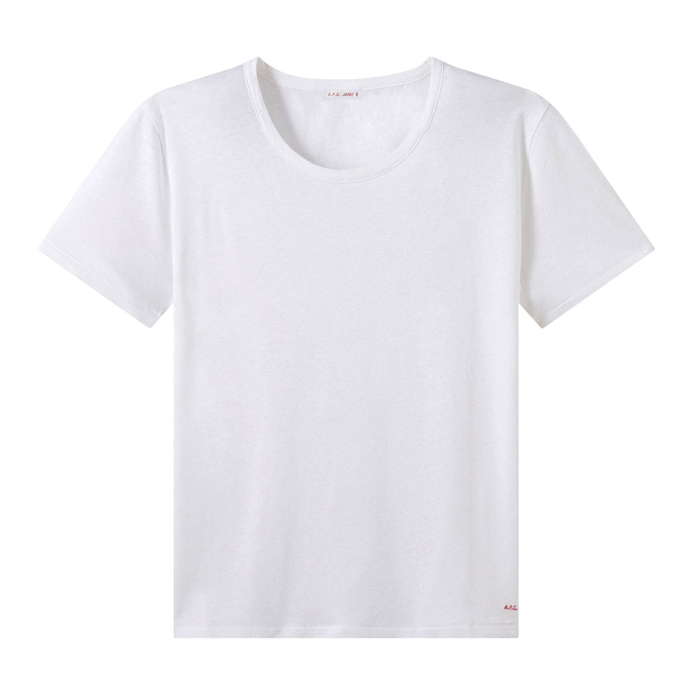 APC×JANE BIRKIN LONDON T-SHIRT WHITE