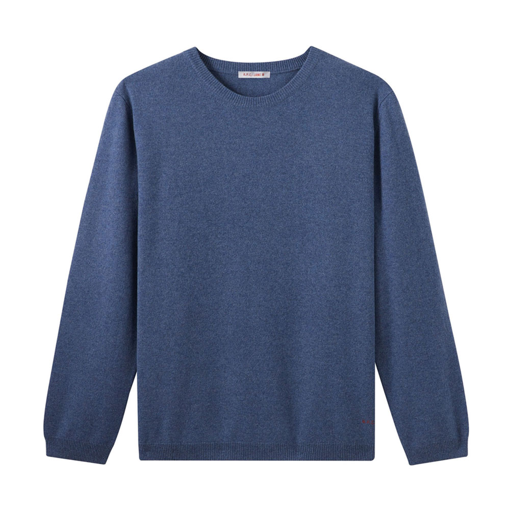 APC×JANE BIRKIN BARRY JUMPER HEATHER STEEL BLUE
