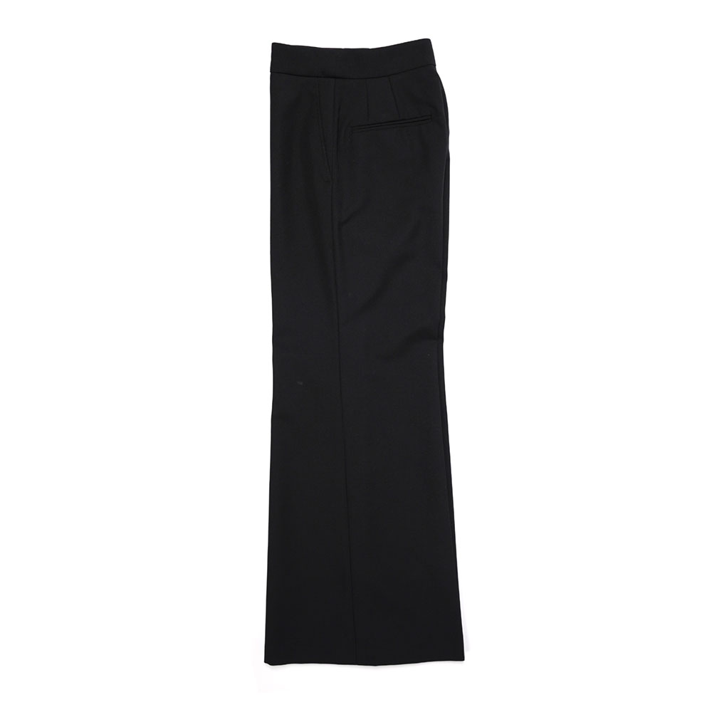 FLAER ANKLE SLACKS BLACK _