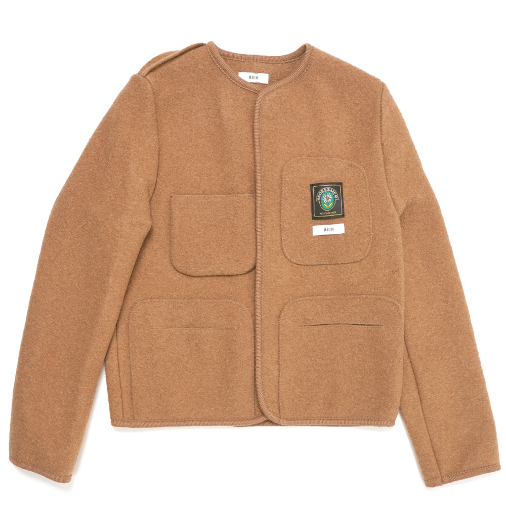 WALKER JACKET UTILITY CAMEL FELTED