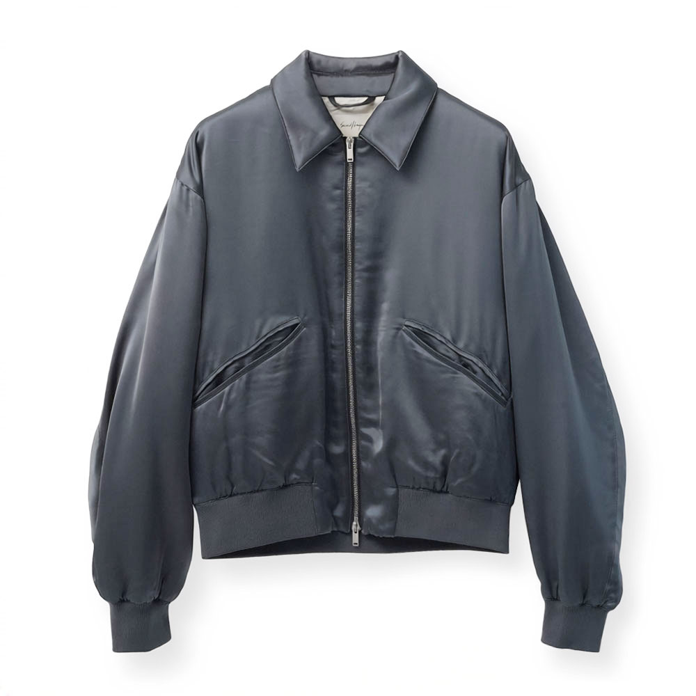 ACES SATIN CLUB JACKET GRAY
