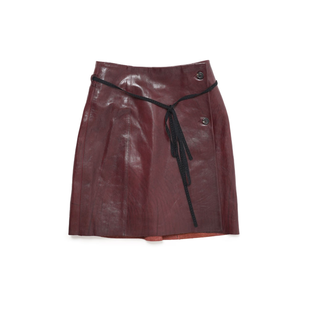 SHORT SARONG CHIANTI LEATHER (WOMENS)