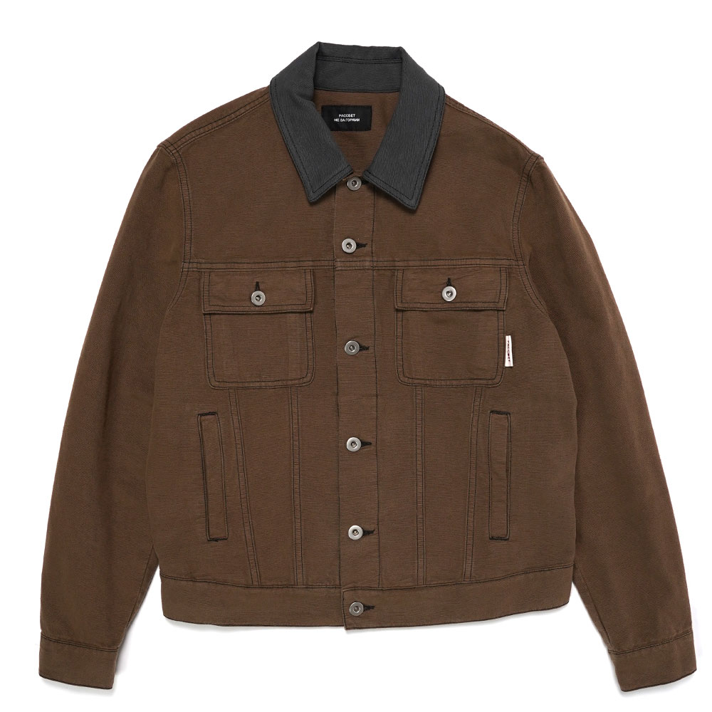 CANVAS JACKET DARK BEIGE