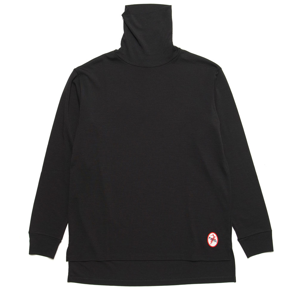 LONG LENGTH TURTLENECK KNIT BLACK