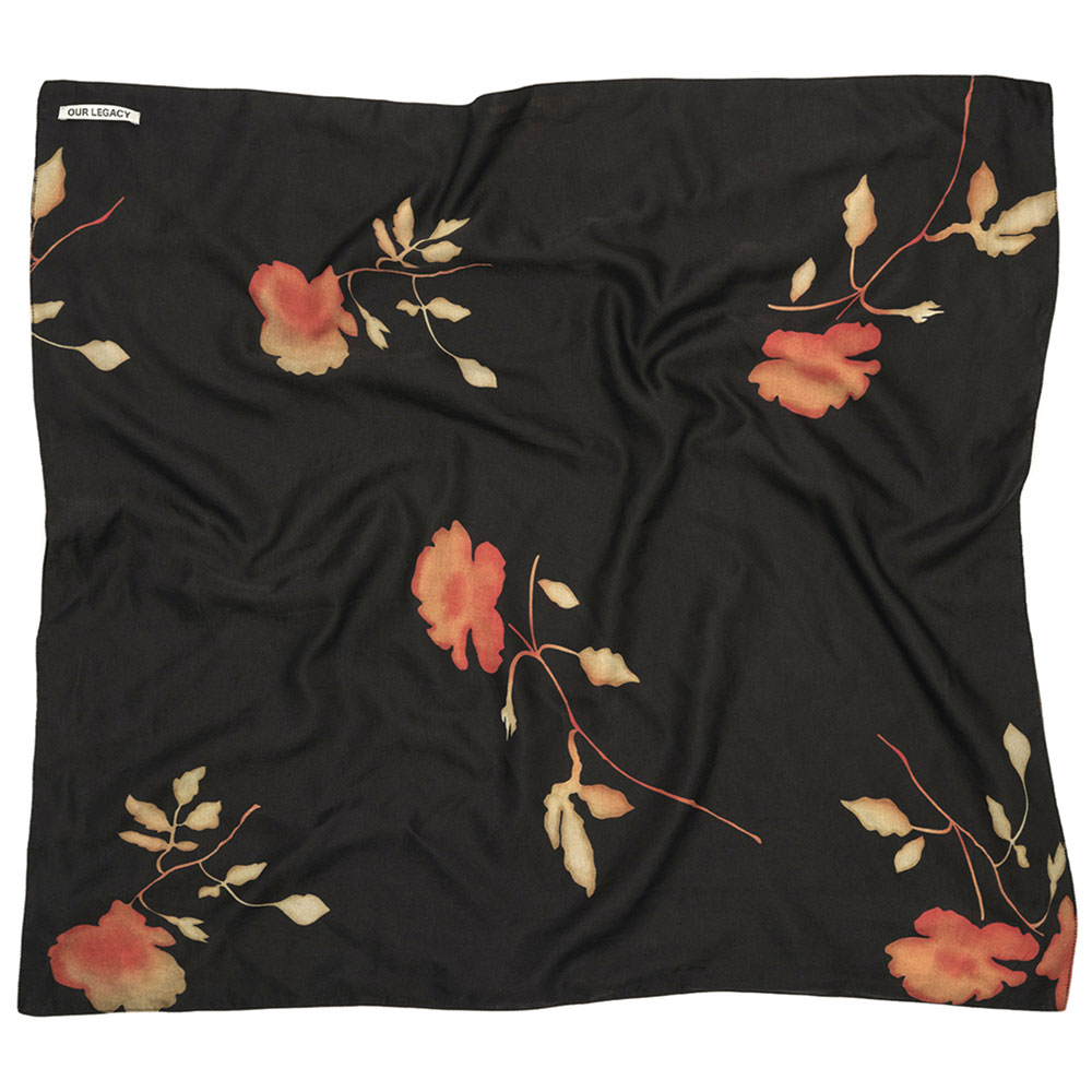 BANDANA NIGHT FLOWER BOUQUET PRINT
