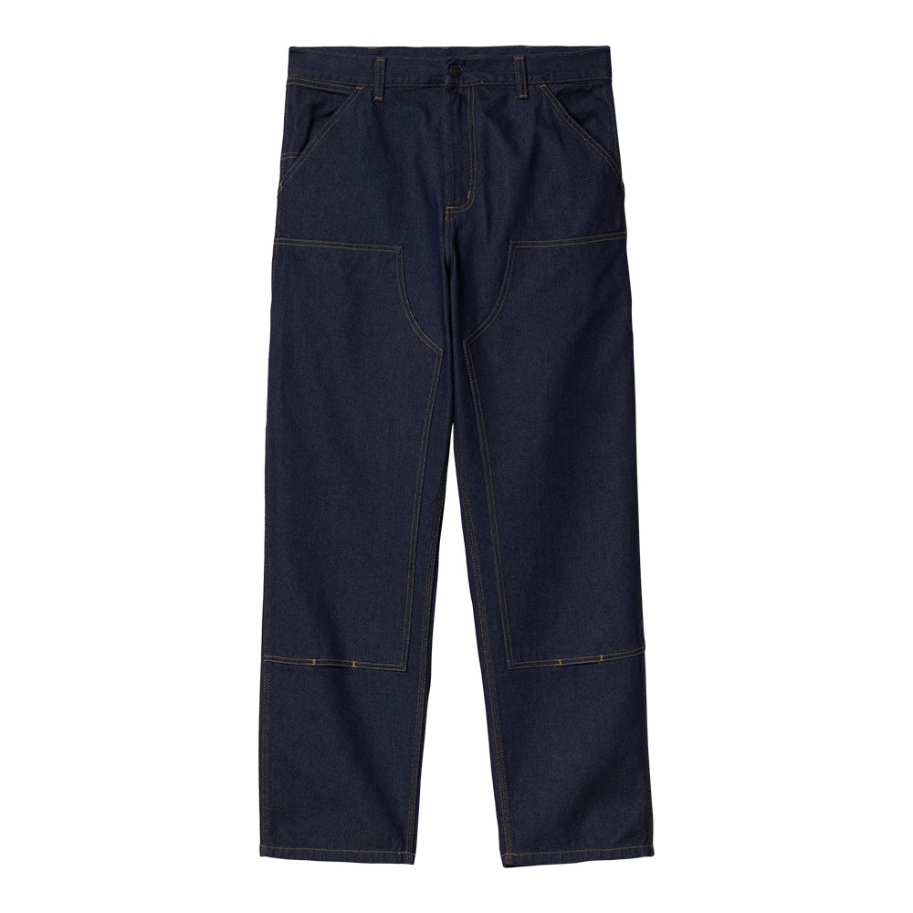DOUBLE KNEE PANT BLUE ONE WASH