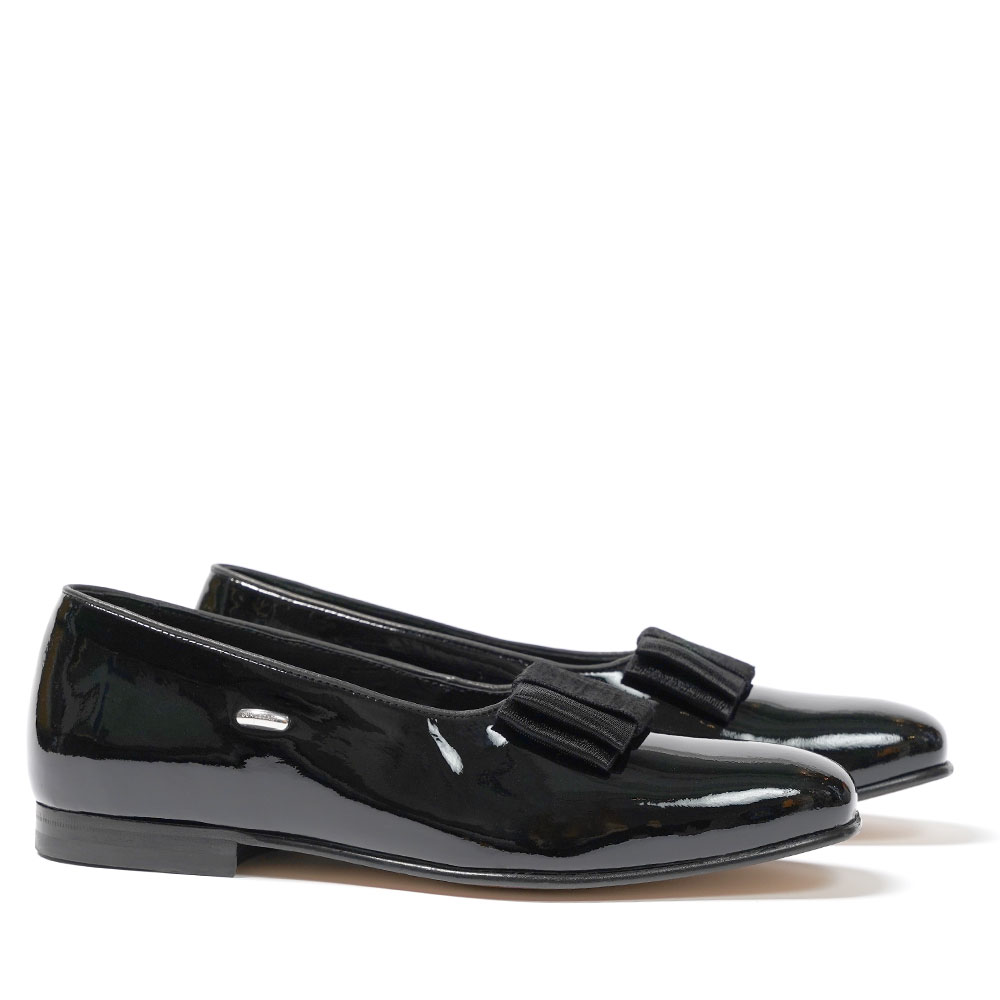 CEREMONIAL SLIP ON BLACK PATENT LEATHER _