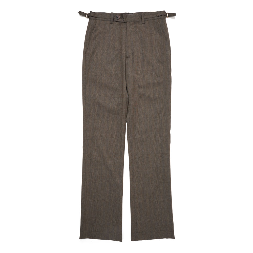 RIDER TROUSERS BROWN GLENN PLAID