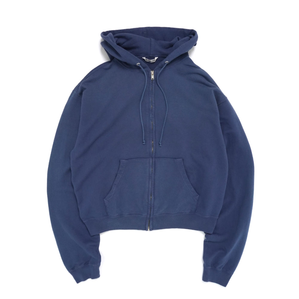 PRODUCT DYED PIMA LIGHT SWEAT ZIP PARKA LIGHT NAVY A25AP01MS