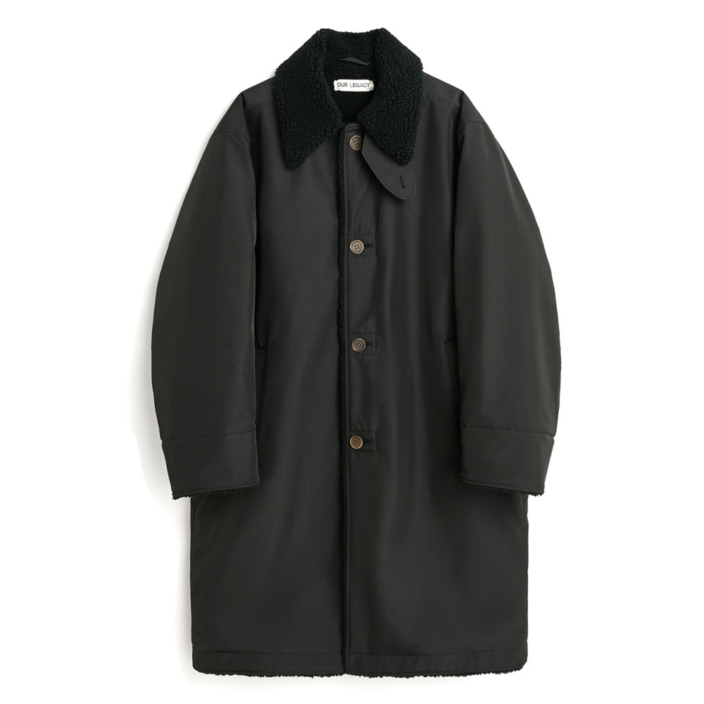 POLAR COAT BLACK COMPACT TECH