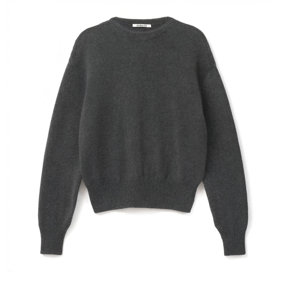 LIGHT CASHMERE KNIT BOAT NECK P/O A26AP02CJ CHARCOAL