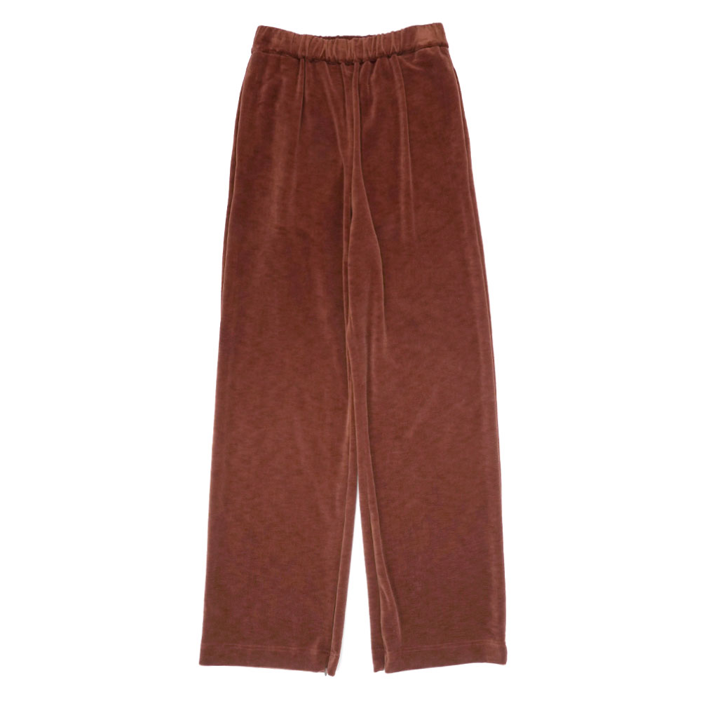VELOR PANTS CAMEL