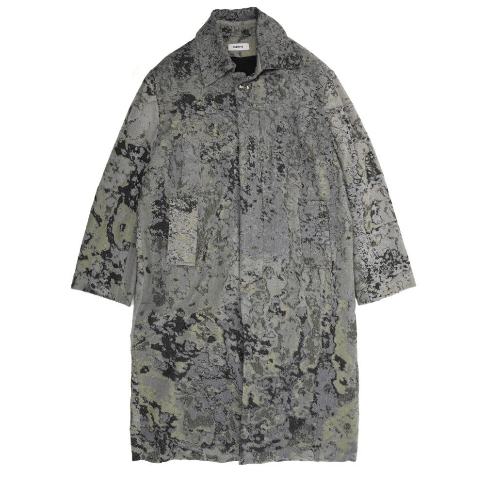 NEW RUST JACQUARD MACKINTOSH GREY/KHAKI/BLACK_