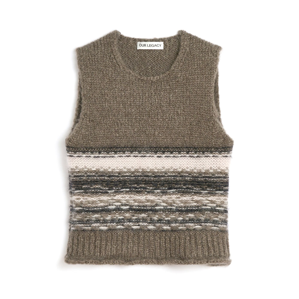 PLEASER TANK BLUR FAIR ISLE