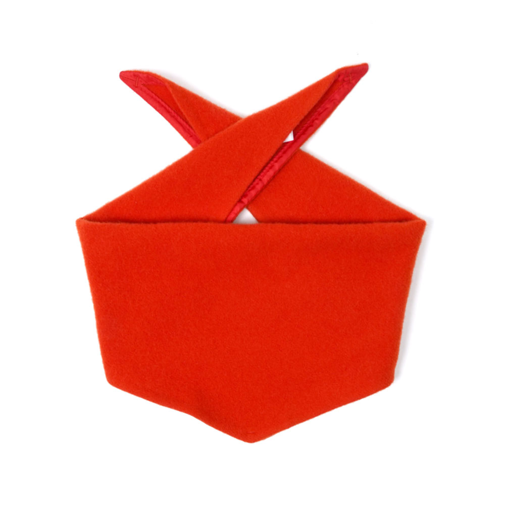 LOSANGE MINI ORANGE FLEECE