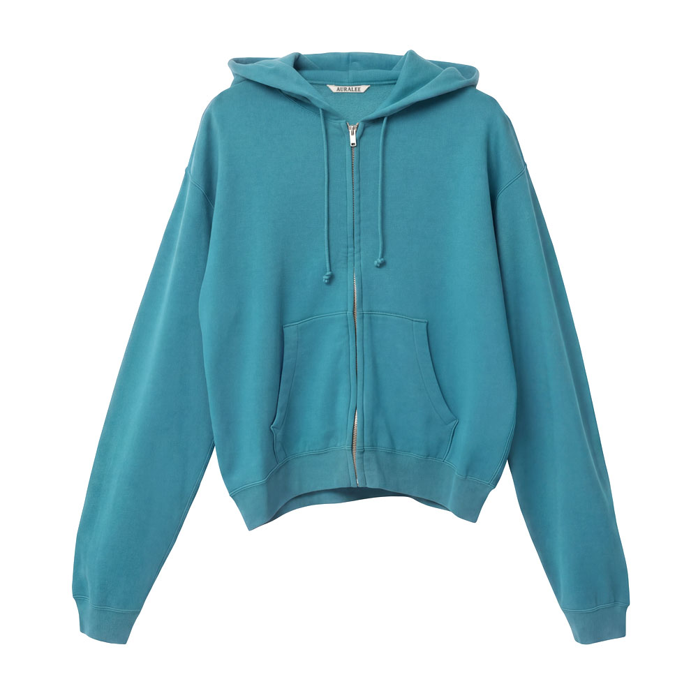 HIGH-TWIST COMPACT SWEAT ZIP PARKA A26AP01WU TOP BLUE