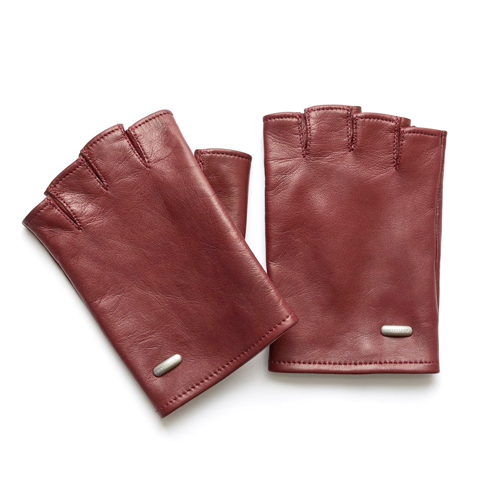 BIKER GLOVE CURRANT RED NAPPA