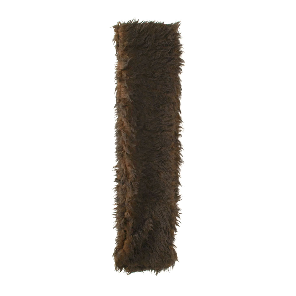 FLOSS SCARF OMBRE BROWN HAIRY WOOL