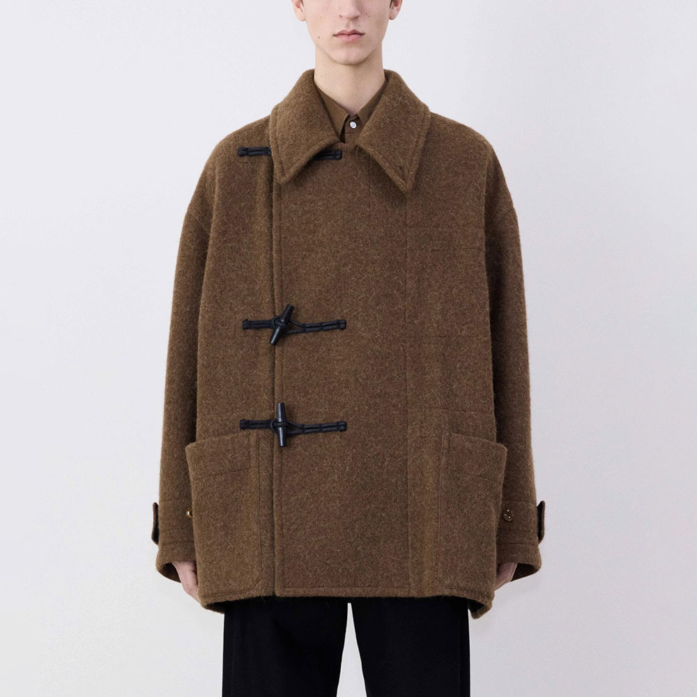 JKPT STORE / SHORT DUFFLE COAT BROWN _