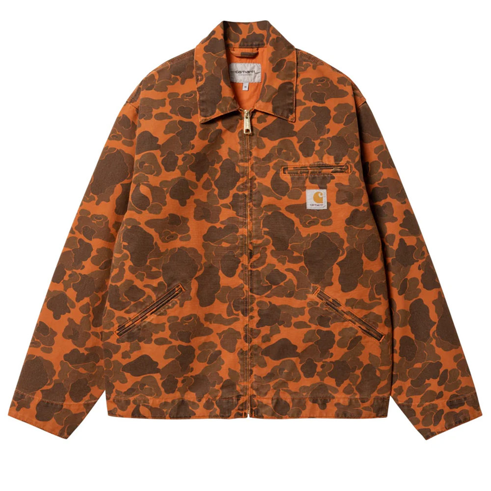 DUCK DETROIT JACKET CAMO DUCK GREEN/TURMERIC