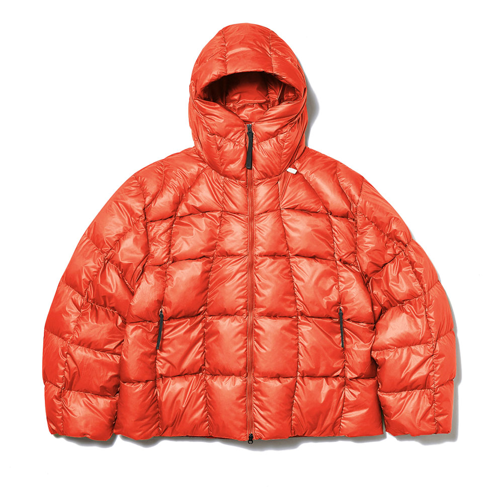 GZ26301 THREE-DIMENSIONAL DOWN PARKA SCARLET