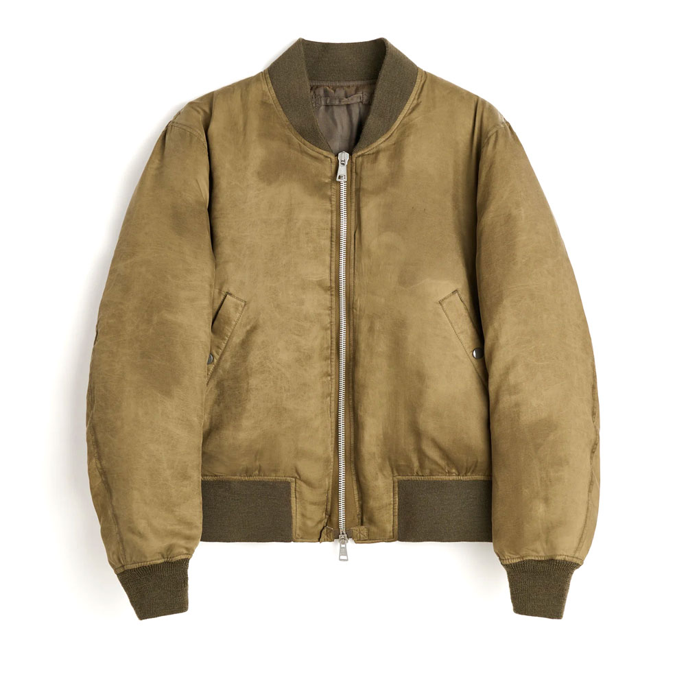 BOMBER MARSH KHAKI WAX DIPPED CUPRO