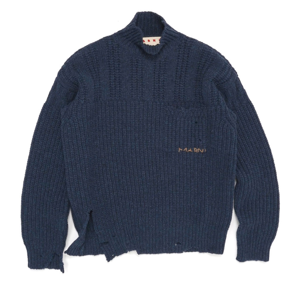 BROKEN FISHERMAN TUTLE NECK DEEP BLUE