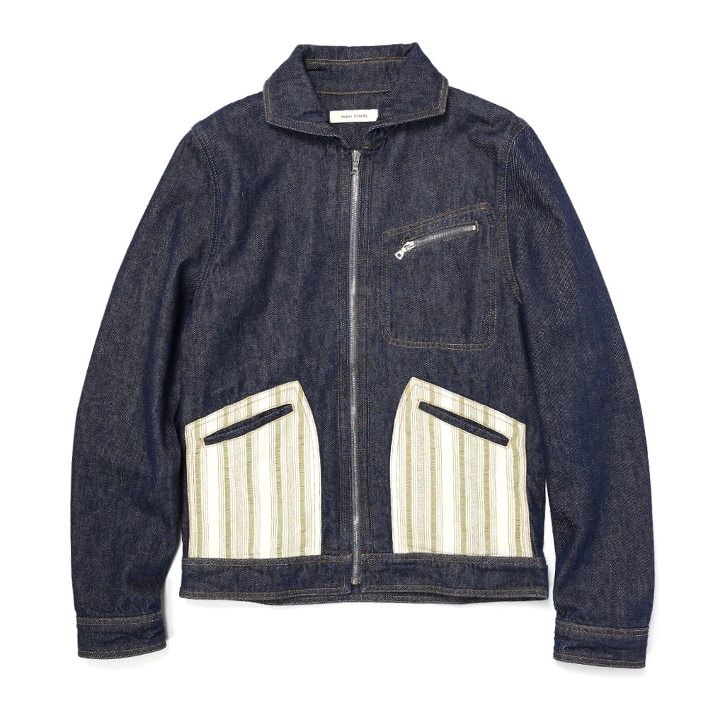 MILES DENIM JACKET BLUE MULTI