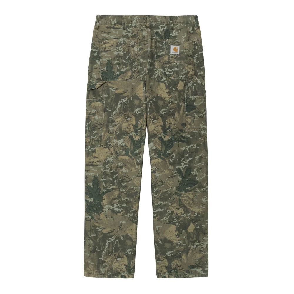SINGLE KNEE PANT CAMO COMBI GREEN STONE WASH