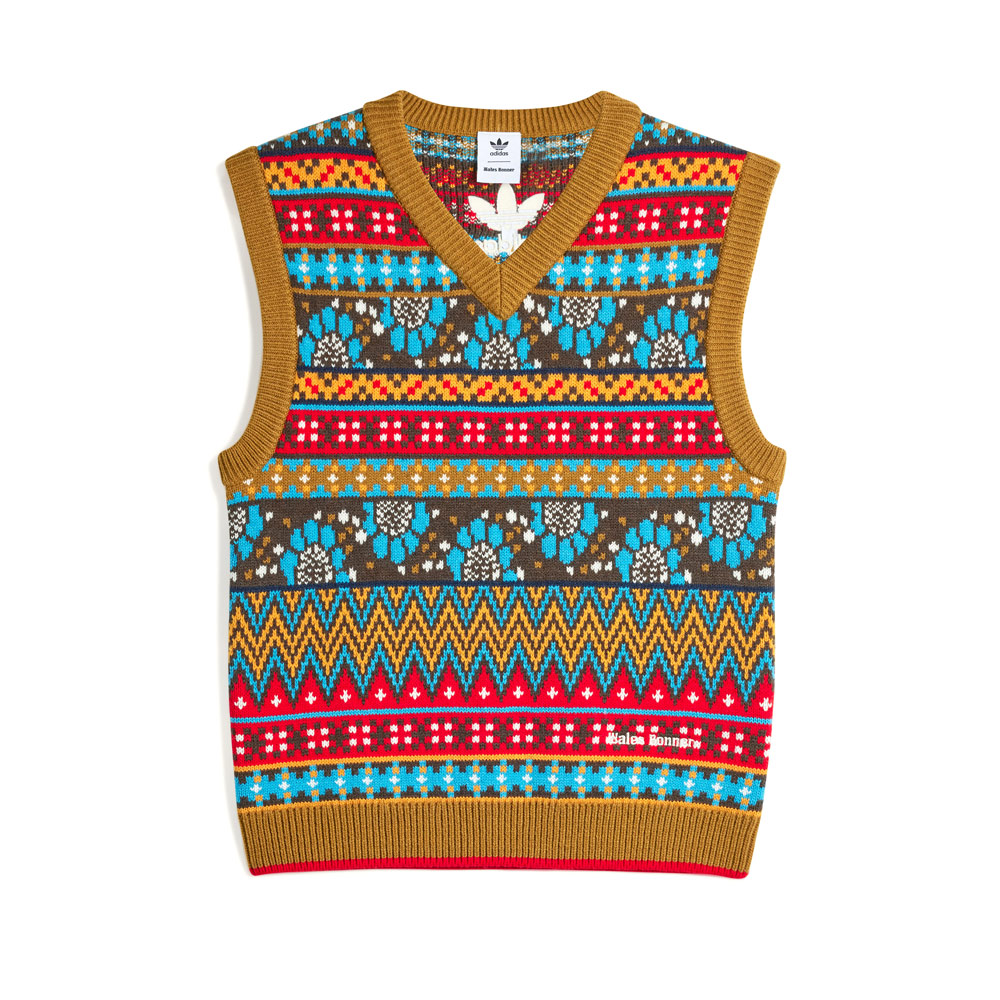 WB KNIT VEST JE5983 MULTC _