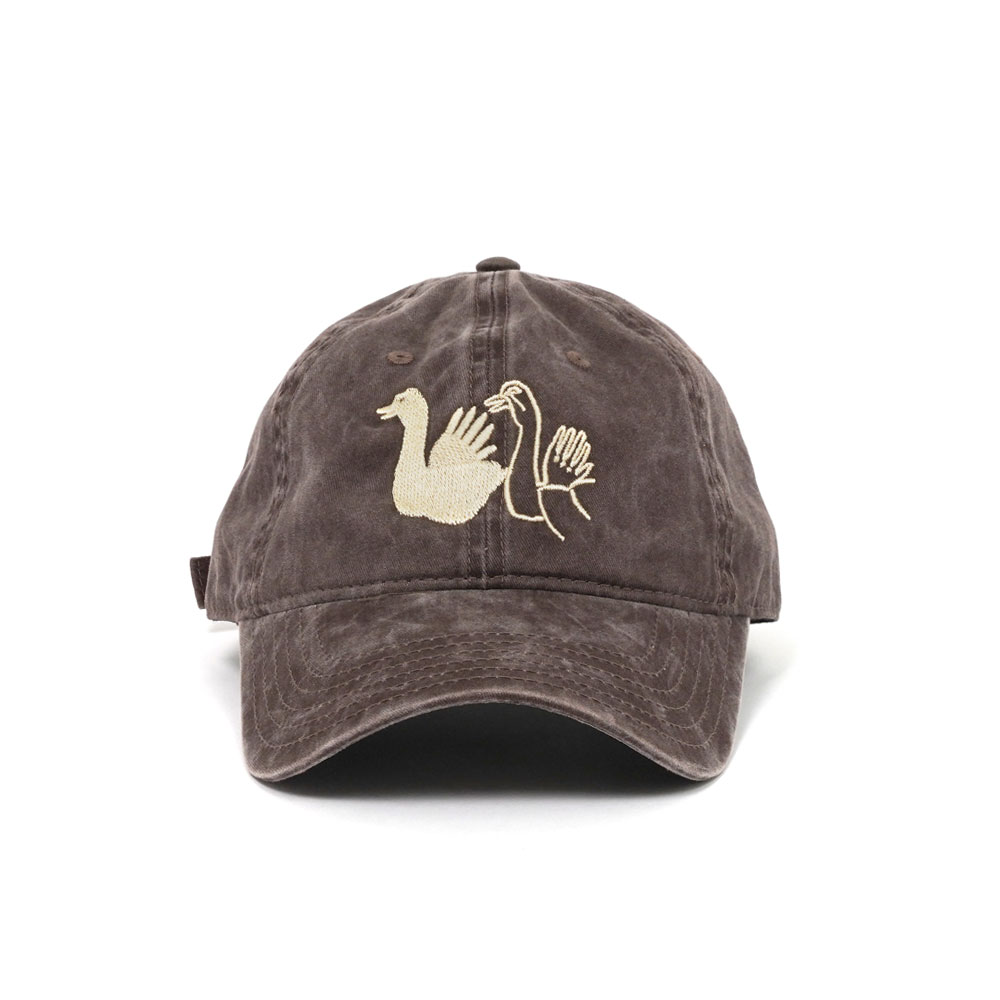 SWAN SHADOW PUPPET HAT WASHED BROWN