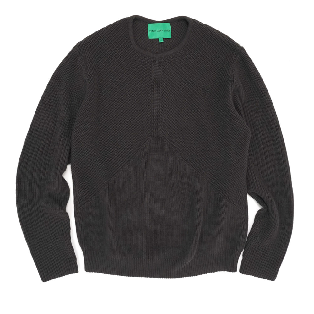 RIBCAGE CREWNECK WOOL SWEATER DIESEL