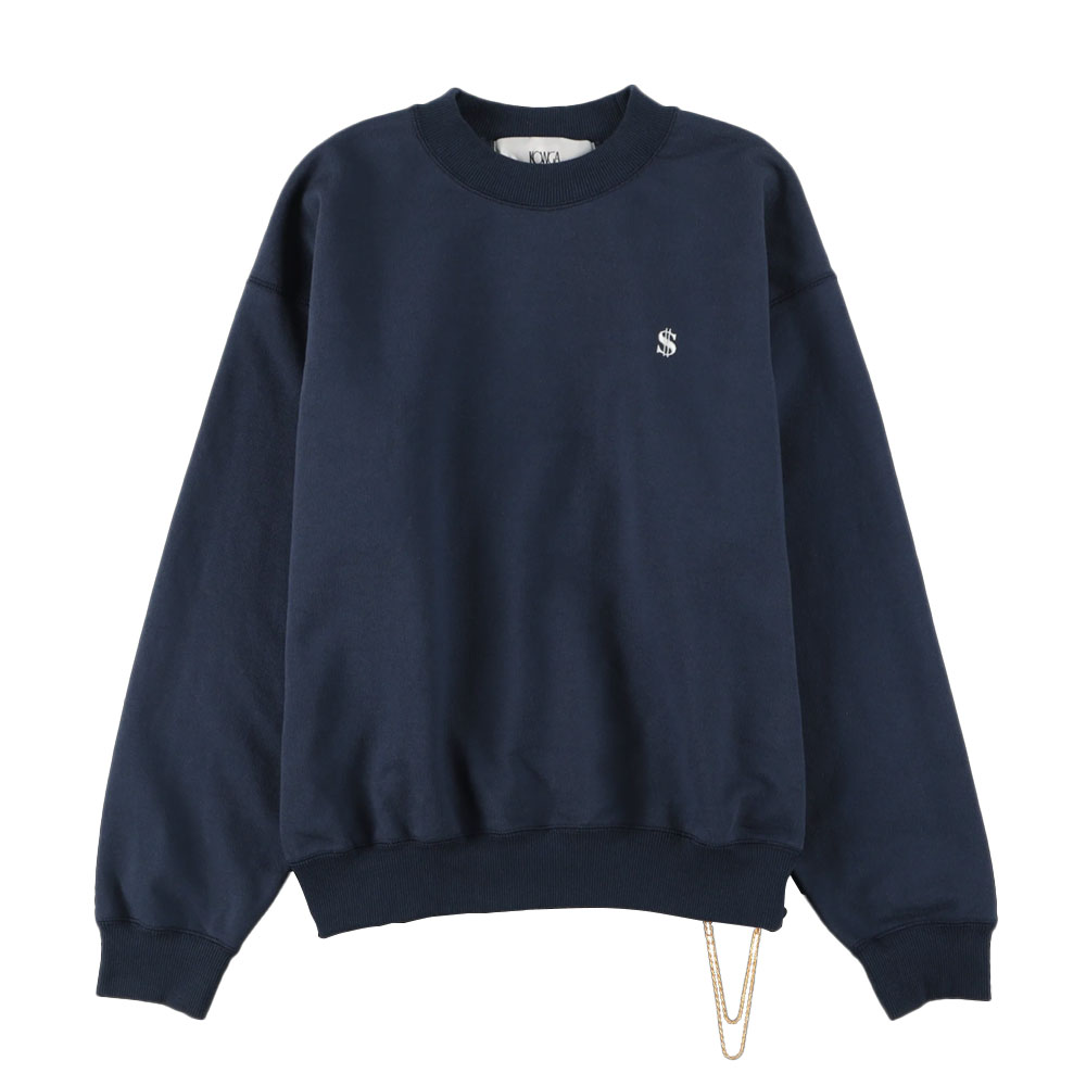 BENJAMINE CREWNECK SWEAT NAVY