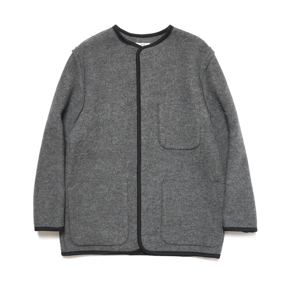 WALKER JACKET UTILITY GREY BICOLOUR FELTED _
