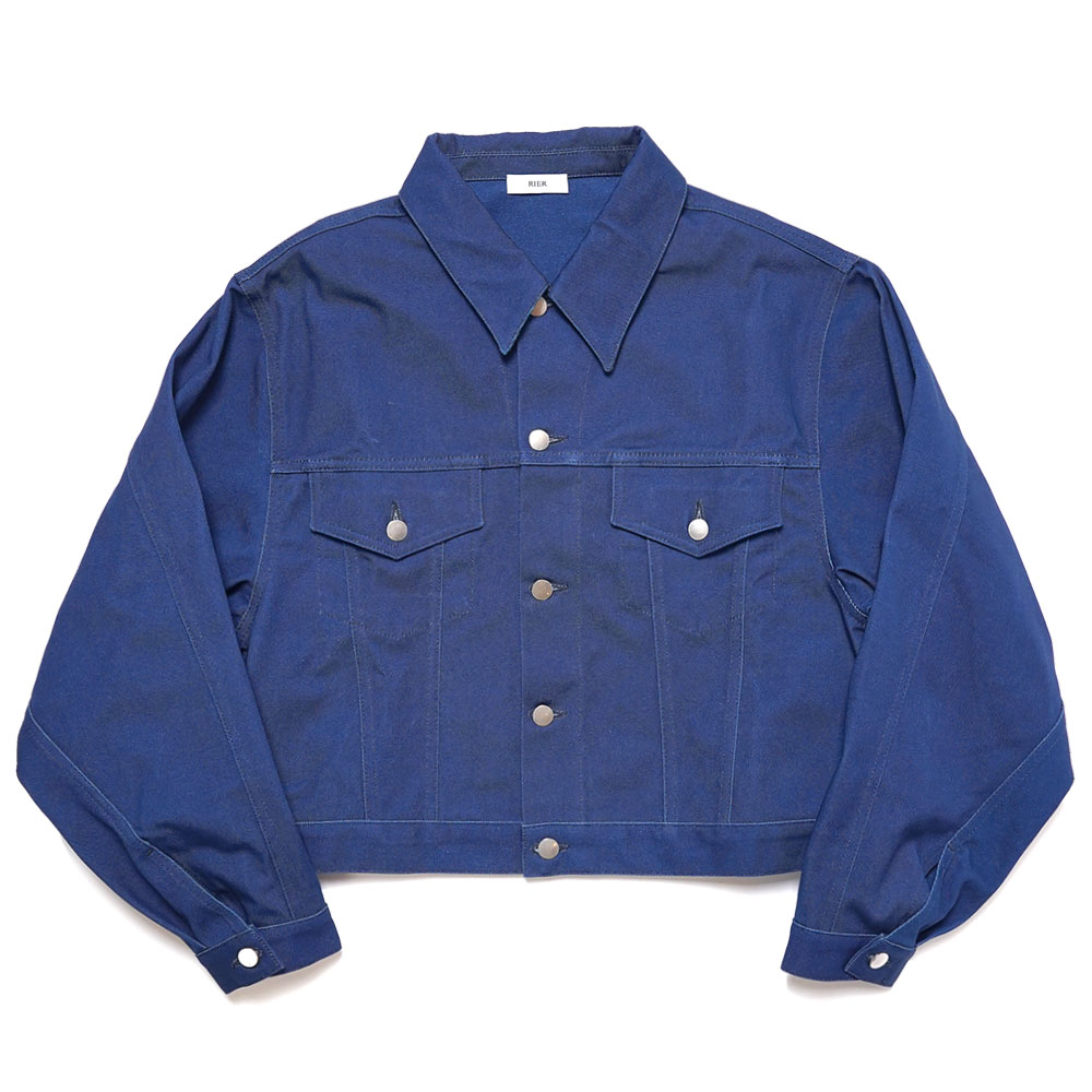 DENIM BLOUSON INDIGO GABARDINE _