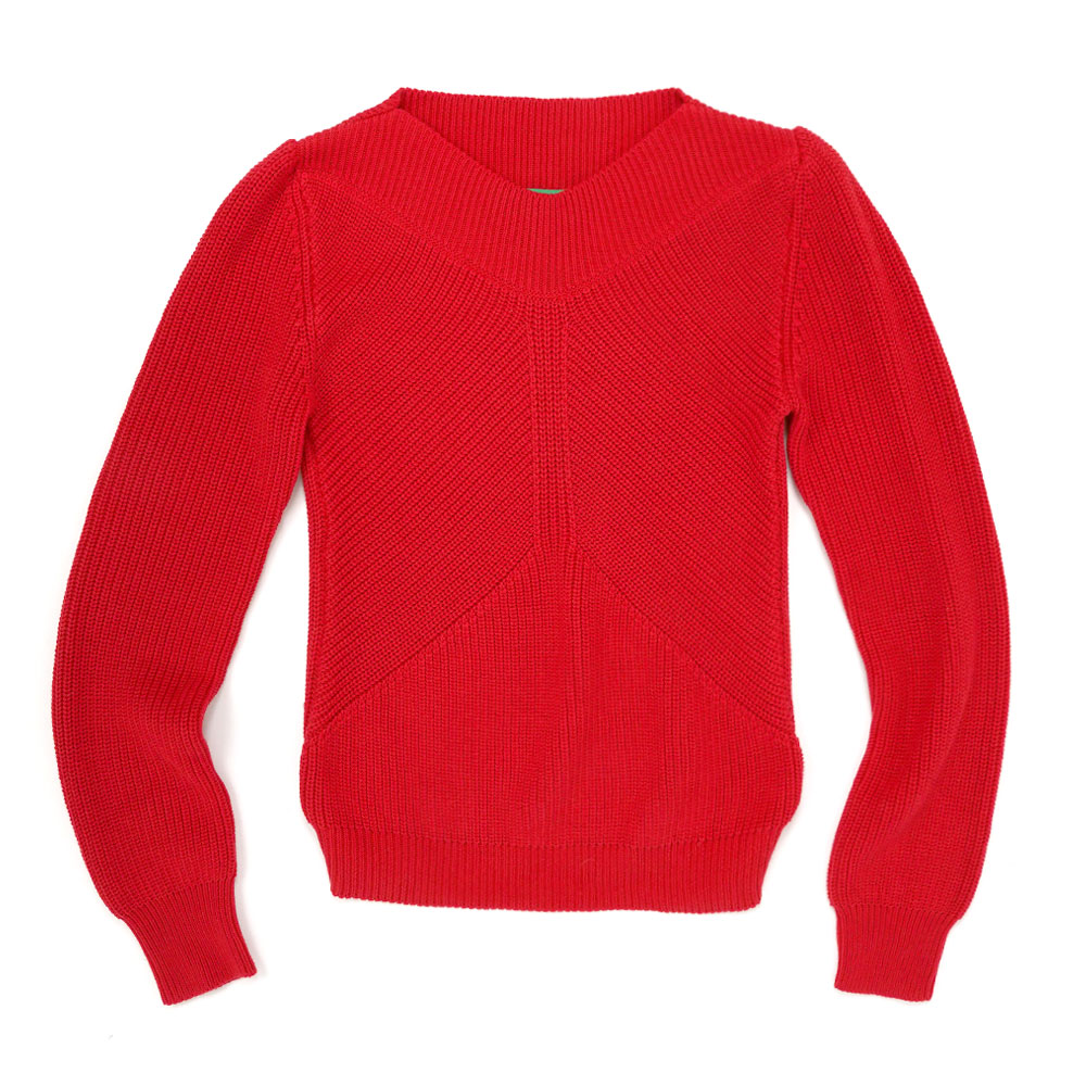 RIBCAGE BOATNECK SWEATER